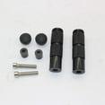 thumbnail image 3 of Almencla Black CNC Universal Motorcycle Anti Skid Footrests Foot Pegs Rests 10mm Dia., 3 of 8