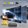 thumbnail image 4 of X96Mini Android 11 Smart TV Box S905w2 Quad Core 2.4g 5.8g Wireless Wifi Media Player with RC Black EU Plug 1G+8G, 4 of 5