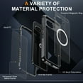 thumbnail image 4 of Decase for Google Pixel 9A Cover Military Grade 360 Full Body Protection Cover,Built in Screen Protector Heavy Duty Rugged Cover,Compatible with Mag-Safe,Magnetic Cover for Google Pixel 9A,Black, 4 of 8