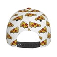 thumbnail image 3 of Lsque Pizza Baseball Cap Trucker Low Profile Hat Golf Dad Hat Adjustable Original Classic Unconstructed Plain Cap Men Women, 3 of 9