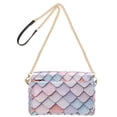thumbnail image 2 of FORMRS Women Crossbody Purse with Chain Strap Vegan Leather Shoulder Handbag, Pink Art Pattern, 2 of 7