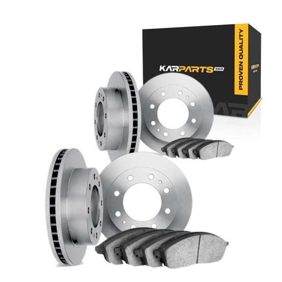 KarParts360 For Ford F-250 Super Duty 2010 2011 Brake Set Front And Rear