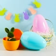 thumbnail image 3 of JOYFY 6 Pieces Giant Easter Eggs, 10 Inch Large Plastic Eggs Stuffable, Giant Easter Eggs for Easter Egg Hunting Supplies, 3 of 8