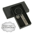 thumbnail image 4 of Llavero Drive Safe de Uxcell, llavero con letra A 'Te necesito aquí conmigo', llavero personalizado con caja de regalo para él, letra L, 4 of 6