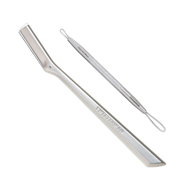 Set de regalo para el cuidado de la piel Tweezerman Majestic Turquesa con maquinilla de afeitar facial