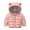 Pink, variant on Esaierrr 9M-5Y Boys Girls down Jacket with Hoods Winter Coats Cute Printed down Winter Jacket for Baby Toddler Lightweight Winter down Jacket