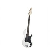6th Street Pub Electric Bass - White