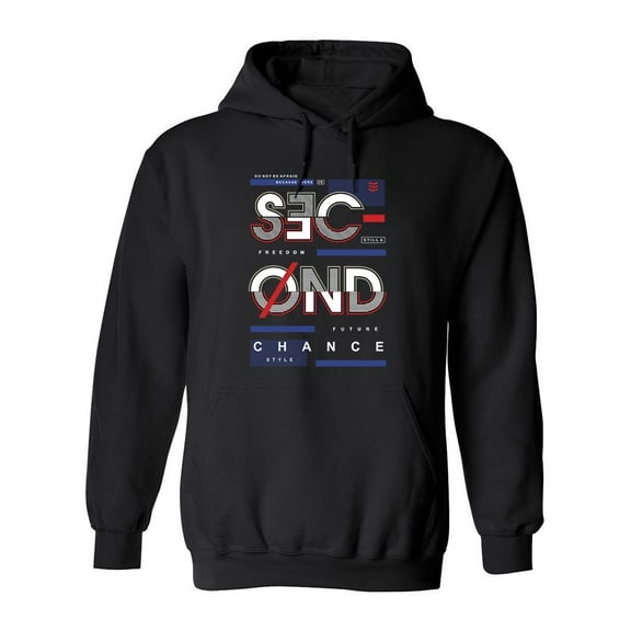 Second Chance Urban Art Hoodie Men -Image by Shutterstock, Male XX-Large