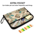 thumbnail image 2 of Accordion File Organizer with Zip Closure 13 Pockets Expanding File Folder Letter A4 Paper Document Organizer for Home Office Natural Abstract Shapes, 2 of 7