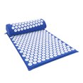 thumbnail image 3 of Yuarrent Colchoneta de acupresión, colchoneta de masaje, juego de almohada para cuello, pie, colchoneta de Yoga con aguja, cojín masajeador de Uniforme atlético Azul, 3 of 6