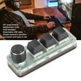 thumbnail image 5 of Home Electronics 3 Key Small Keypad, 3 Key USB Mechanical Keyboard with Knob for DIY Programming, 5 of 7