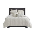 thumbnail image 2 of Essence Oversized Cotton Clipped Jacquard Comforter Set with Euro Shams and Throw Pillows, 2 of 3