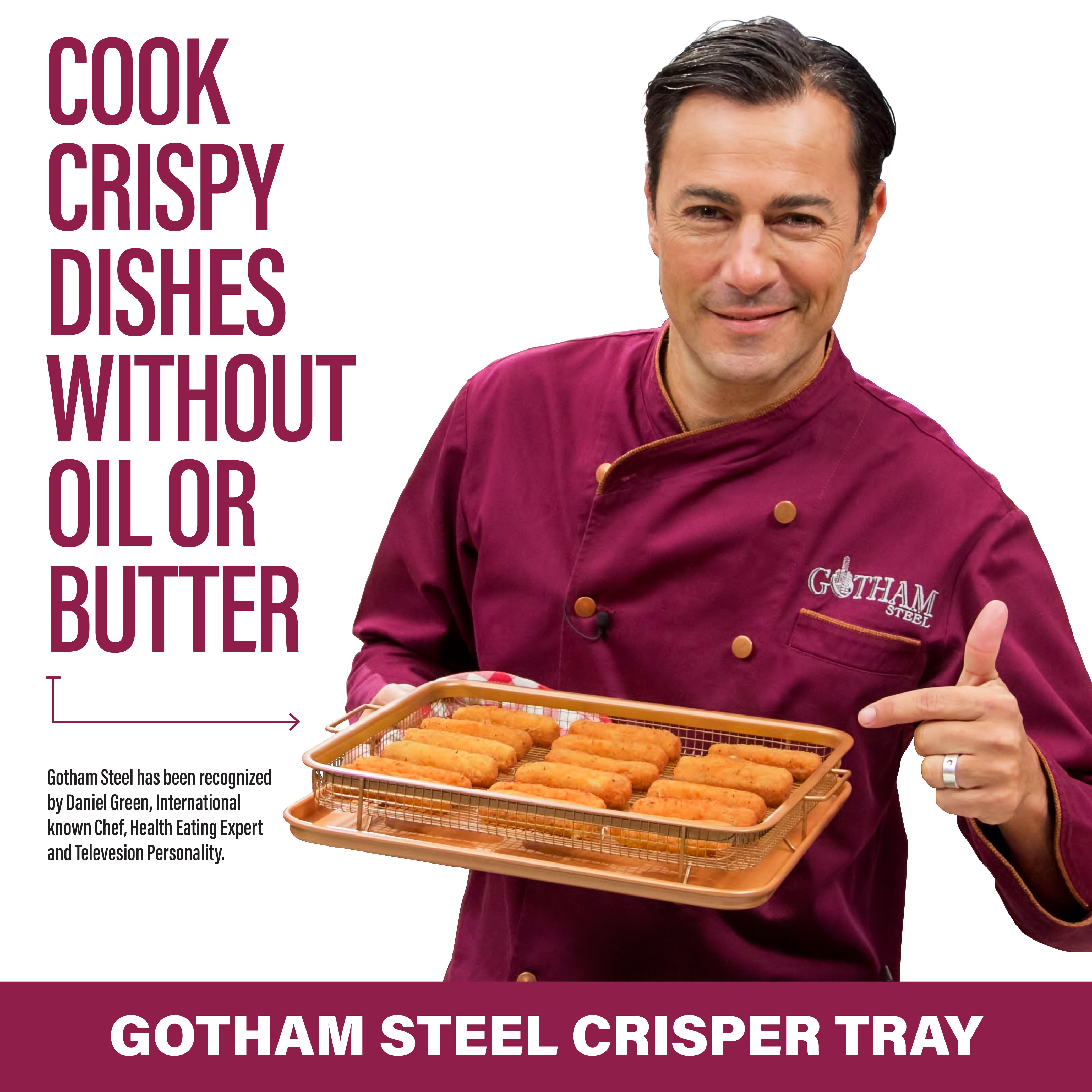 As Seen On TV Gotham Steel Crisper Tray - Shop Frying Pans