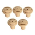 thumbnail image 2 of 5x protectores de Puntas de trekking shamjiam Alpenstock Antideslizante Beige, 2 of 9