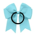 thumbnail image 4 of Ribbon Satin Fishtail Bow Hair Ties And Headbands For Girls Elegant Hair Accessories For Everyday Wear, Sky Blue, 4 of 4
