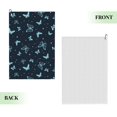 thumbnail image 2 of Easygdp Beautiful Butterflies Golf Towel 24x16in for Men and Women with Carabiner Clip for Easy Attachment, 2 of 8