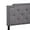 Gray, variant on Home Furniture Indoor Deb Dark Grey Adjustable Queen Panel Bed