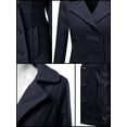 thumbnail image 3 of FashionOutfit Women's Warm Classic Double Breasted Winter Coat around 30inch length, 3 of 3