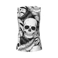 thumbnail image 5 of Xecao Skull and palm leaves print women's scoop neck, loose-fit workout tank tops for the gym., 5 of 9