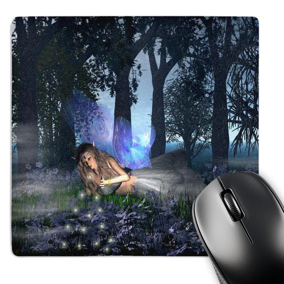 3dRose, Fairy laying in Grass, MousePad