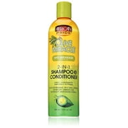 African Pride Olive Miracle 2-in-1 Shampoo and Conditioner 12 fl oz