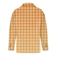 thumbnail image 4 of YueHuiYing Womens Dressy Casual Blouses Long Sleeve V Neck Shirts Loose Business Work Top Fall Outfits, 4 of 8