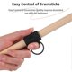 thumbnail image 4 of Drumstick Grips with Finger Ring for Drum Control, 2pcs Silicone Drumstick Holders for 5A/5B/7A/7B Sticks, 4 of 4