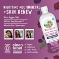 thumbnail image 3 of MaryRuth's Nighttime Multimineral Liquid + Skin Renew, Skin Support and Reduce Wrinkles, Berry Dream, Gluten-Free, Vegan, Adults Ages 18+, 30 fl oz, 3 of 10