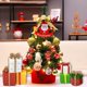 thumbnail image 3 of Mini Christmas Gift Boxes Set Of 5 Resin Red Green Decorative Boxes With Bows For DIY Crafts Home Decor Garden Accessories, Small Red Green Resin Gift Boxes, 5-Piece Holiday Decorative Boxes, Craft, 3 of 7