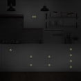 thumbnail image 5 of 4 Packs Cute Raccoon Fluorescence Crystal Glass Cabinet Knobs Drawer Handles for Kitchen Cabinets Dresser Cupboard Wardrobe Pulls Handles, 5 of 7