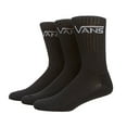 thumbnail image 2 of VANS 3pk Classic Crew Socks Sport Skate Skateboard Sox BMX - Black, 2 of 2