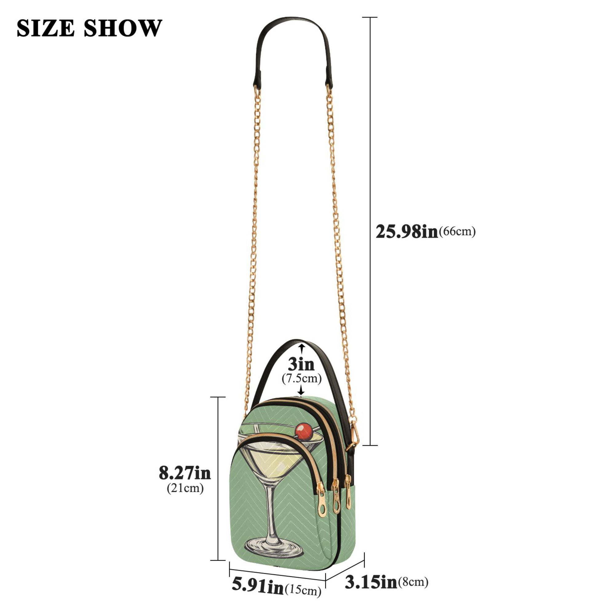 FORMRS Crossbody Bag for Women Quilted Travel Shoulder Cell Phone Purse with Chain Strap Handbag, Lemon Juice