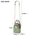 thumbnail image 2 of FORMRS Crossbody Bag for Women Quilted Travel Shoulder Cell Phone Purse with Chain Strap Handbag, Lemon Juice, 2 of 7