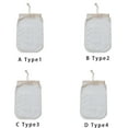 thumbnail image 4 of Advancent Bolsa de filtro de bebida de jugo de leche de café con cordón bolsas de colador de malla fina vegetal multiusos barra de cocina 13x13 pulgadas Type3 NO3 Advancent HA065422-04B, 4 of 6
