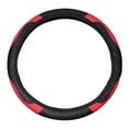 thumbnail image 2 of Funda elástica para volante de coche, 38 cm, de piel sintética, para volante de coche, funcionamiento suave, 2 of 9