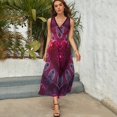 thumbnail image 5 of Vestido Largo Sin Mangas Para Mujer, Colorful Heart Traje Informal Para Cumpleaños, Verano, 5 of 5