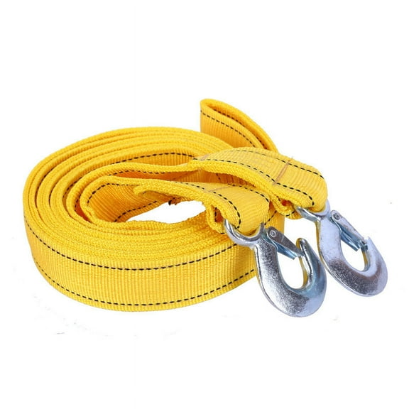 THTEN Car tow rope Outdoor emergency rescue tow rope Multi-specification double-layer thickened tow rope Tow strap Rescue rope