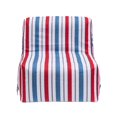 thumbnail image 2 of Outdoor Inflatable Lounge Chair - Navy Red Stripe, 2 of 2