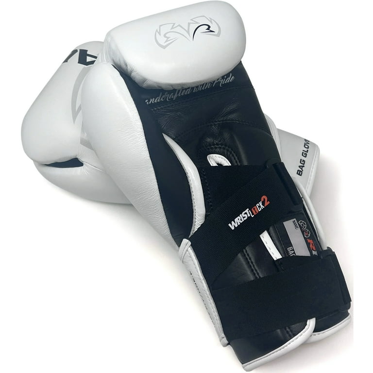 Rival Boxing RFX-Guerrero-V HDEF Bag Gloves - 8 oz. - White/Black