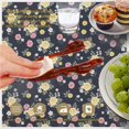 thumbnail image 6 of Pioneer Flower Floral Print Pattern Round Tablecloth 60 X 60 Inch, Wrinkle Resistant Wipeable Table Cloth for Kitchen Dining Picnic Patio Party, 6 of 6