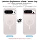 thumbnail image 2 of Funda Magnética BENTOBEN para Google Pixel 9 Pro XL Gris Claro, 2 of 7