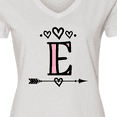 thumbnail image 4 of Inktastic Letter E Monogram Tribal Arrow Women's V-Neck T-Shirt, 4 of 5