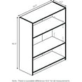 thumbnail image 6 of Furinno JAYA Simple Home 3-Tier Adjustable Shelf Bookcase, Columbia Walnut, 6 of 6