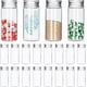 thumbnail image 1 of 24 frascos pequeños con tapa de rosca de aluminio, mini frascos de vidrio de 30 ml, viales de vidrio, frascos pequeños con cuentas de vidrio, botellas selladas de vidrio transparente., 1 of 9