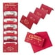 thumbnail image 1 of Sobres rojos navideños (6 tarjetas), hucha para fiestas sorpresa navideñas, almacenamiento de regalos navideños., 1 of 9