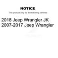thumbnail image 2 of Transit Auto Rear Disc Brake Rotors and Ceramic Pads Kit for Car Jeep Wrangler JK K8T-101787, 2 of 11
