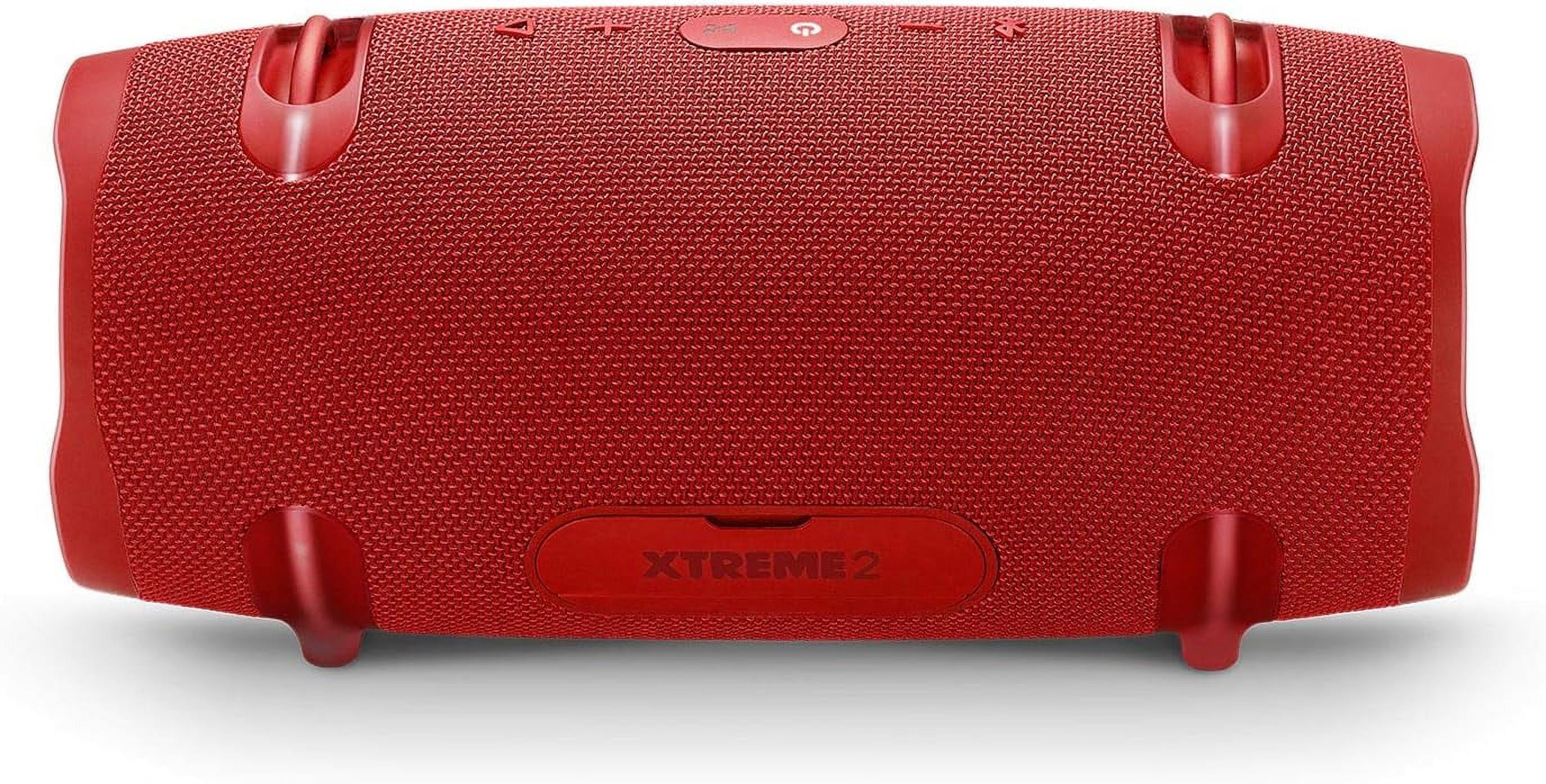 JBL Xtreme 2 Portable Bluetooth Speaker, Waterproof IPX7, 15H Battery, Powerful Sound, Red 2-Speaker Bundle (International Model)