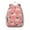 Pug and Love, variant on Pomeranian Dog and Flower Floral Backpack for School,Cute School Bag,Schoolbag with Adjustable Shoulder Straps & Padded Back,15"x11.42"x5.5"