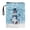 Snowman Bird Snow, variant on HELLHERO Book Sleeve with Washable Zipper Polyester Fabric Church Bag for Fater Bible or Book 11.42 x 8.66 Inch