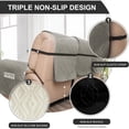 thumbnail image 3 of 100% waterproof three seater recliner cover, anti slip recliner cover with pocket, machine washable and hand washable, suitable for pets and children to play with, placed in the living room, 3 of 7